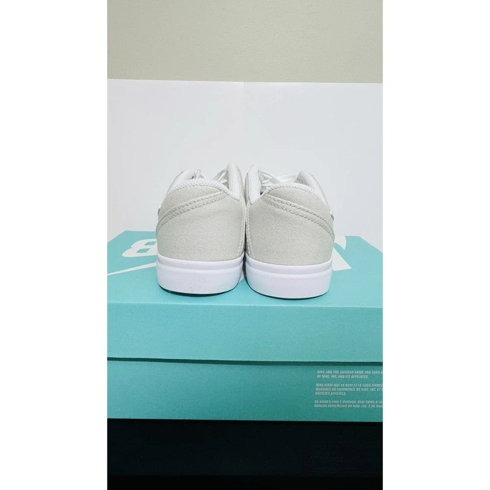 Nike SB Check Canvas Light Bone White 905373-002 Size 4Y / Women's 5.5 Skate‎